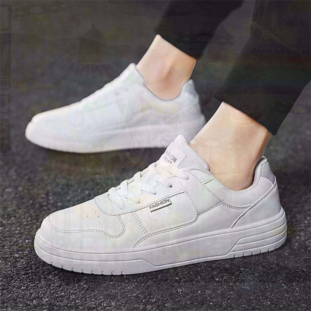Office Tech Outfits - Sepatu Kulit PU dengan Dasi 41