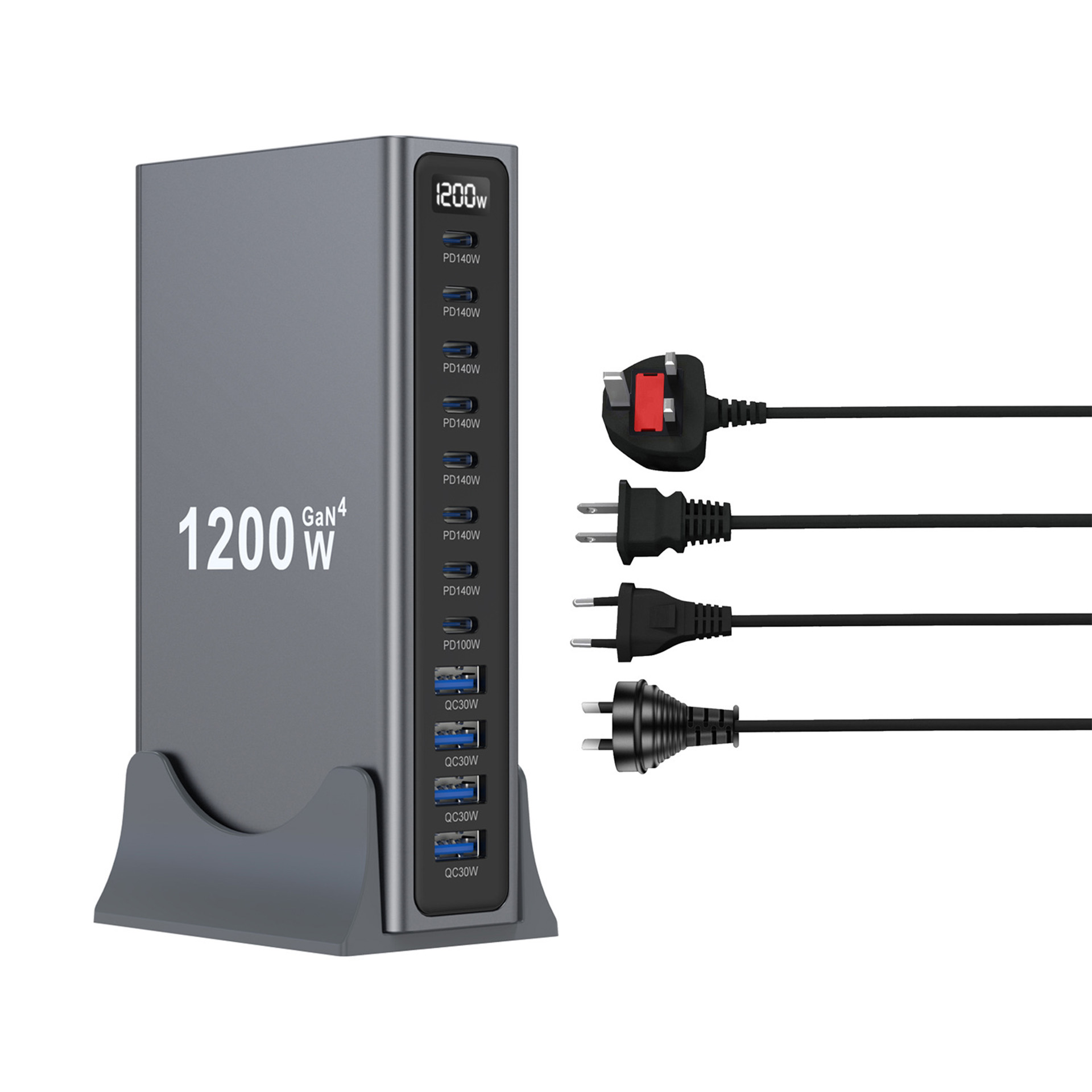 Adaptor Hub Desktop GaN Multi  - Multi Port Usb Hub ulasan dan harga