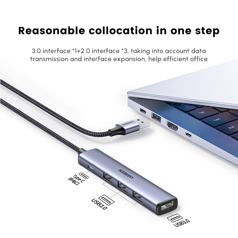 UGREEN USB Hub dengan 4 Port U - Multi Port Usb Hub ulasan dan harga