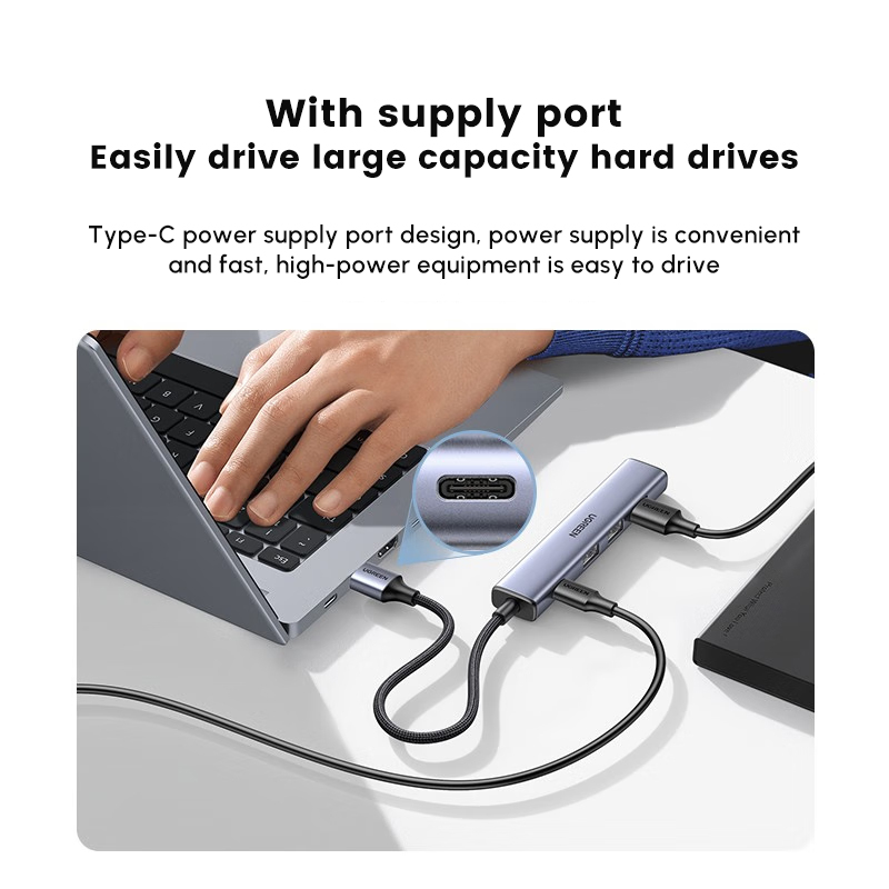 UGREEN USB Hub dengan 4 Port U - Multi Port Usb Hub ulasan dan harga