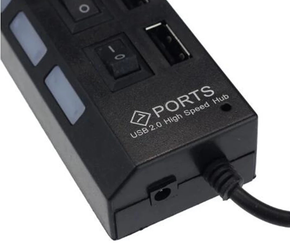 Pemisah Hub USB 2.0 7 Port unt - Multi Port Usb Hub ulasan dan harga
