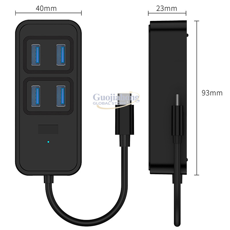 Hub USB3.0 lintas batas, break - Multi Port Usb Hub ulasan dan harga