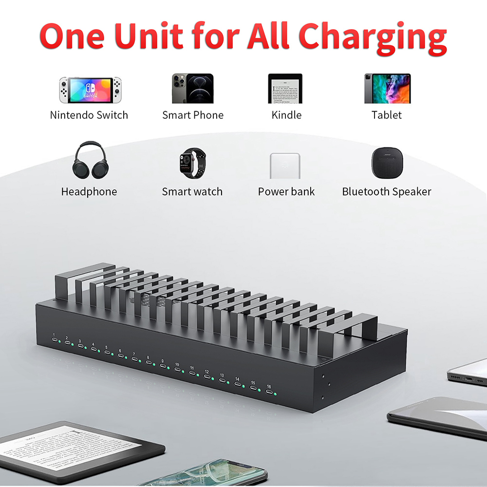 CA16-165C Hub USB Type-C 16 Po - Multi Port Usb Hub ulasan dan harga